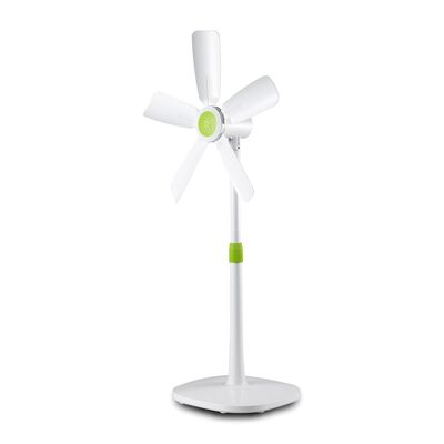 Wentylator stojący zielono - biały Ø30 cm