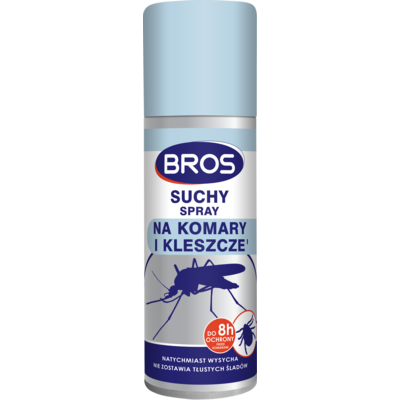 Spray suchy na komary i kleszcze 90 ml BROS