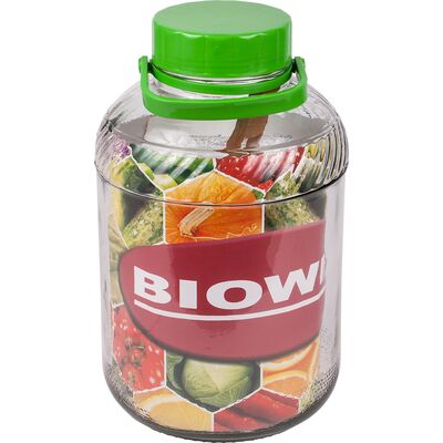 Słój 10 l ze szczypcami i plastikową pokrywą Browin