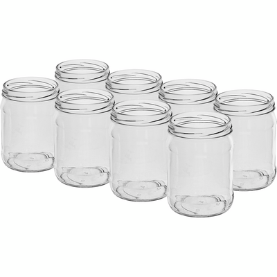 Słoik TO Ø 8,2 cm 500 ml 8 sztuk Browin