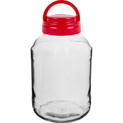 Słój TO Ø100 mm 3 l z plastikową zakrętką Browin