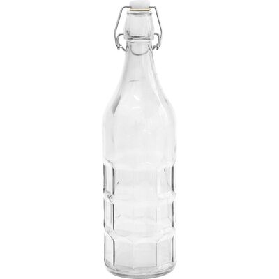 Butelka okrągła 1 l wytłaczana z hermetycznym zamknięciem Browin