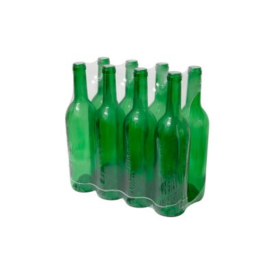 Butelka zielona 750 ml na wino Bordeaux 8 sztuk
