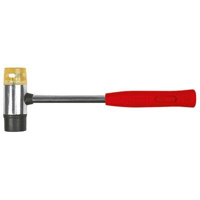 Młotek blacharski, guma / plastik, 35 mm, trzonek metalowy Top Tools