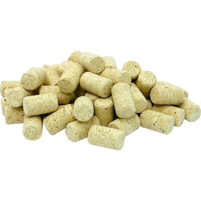 Korek naturalny walcowy 24 x 38 mm aglomerowany 20 sztuk Browin