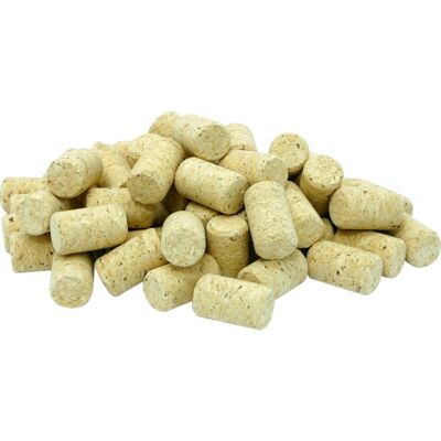 Korek naturalny walcowy 24 x 38 mm aglomerowany 100 sztuk Browin