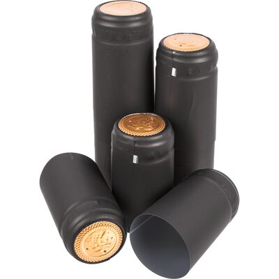 Kapturki z perforacją czarne Ø31 mm 100 sztuk Browin