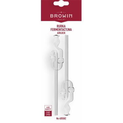 Rurka fermentacyjna szklana 2 sztuki Browin