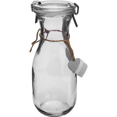 Butelka Od Serca biała 480 ml z zamknięciem Browin