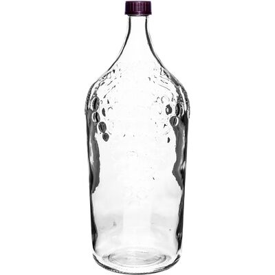 Butelka Winogron biała 2 l ornament z zakrętką Browin