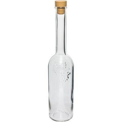 Butelka Dolcetto biała 500 ml korek Browin