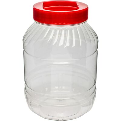 Słój plastikowy 5 l z kolorową zakrętką Browin
