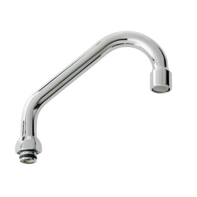 Wylewka 1/2" typu "F" L-200 mm srebrny Akces