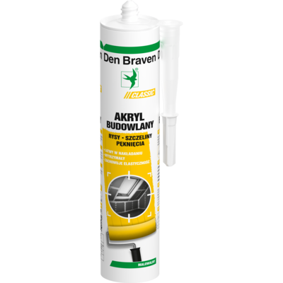 Akryl budowlany biały 300 ml