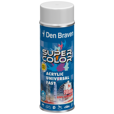 Lakier w aerozolu uniwersalny akrylowy 400 ml biały