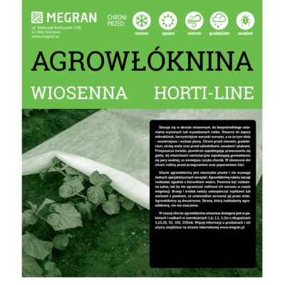 Agrowłóknina wiosenna HORTI-LINE 2,1 m x 50 mb