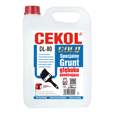 Grunt głęboko penetrujący DL-80 10 litrów CEKOL