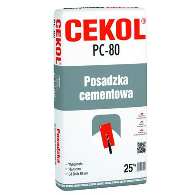 Posadzka cementowa PC-80 25 kg CEKOL