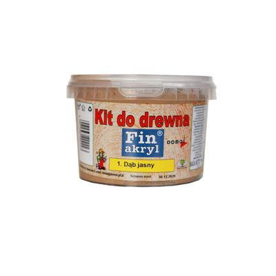 Kit do drewna 1 kg dąb jasny FINAKRYL