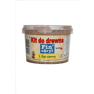 Kit do drewna 1 kg dąb ciemny FINAKRYL