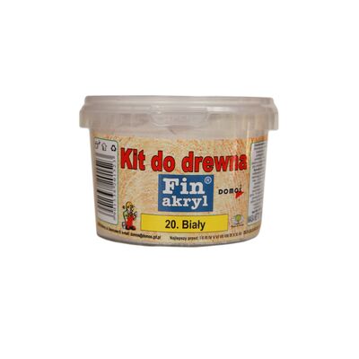 Kit do drewna 1 kg biały FINAKRYL