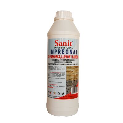 Impregnat do piaskowca, łupków i kamienia 1 l Sanit