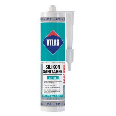 Silikon sanitarny ARTIS 035 szary 280 ml Atlas