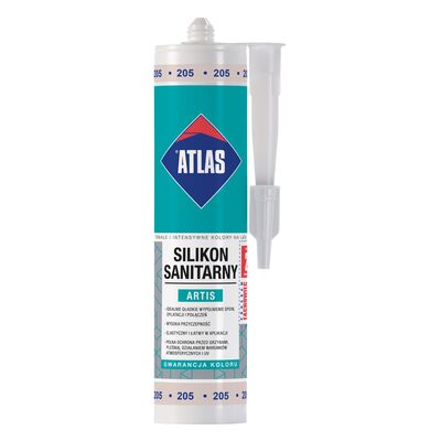 Silikon sanitarny ARTIS 205 kremowy 280 ml Atlas