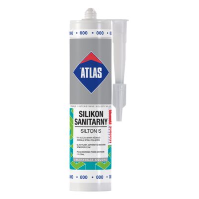 Silikon sanitarny SILTON S 000 transparentny 280 ml Atlas