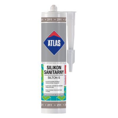 Silikon sanitarny SILTON S 211 cementowy 280 ml Atlas