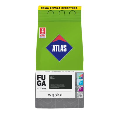 Fuga wąska 037 grafitowy 5 kg Atlas