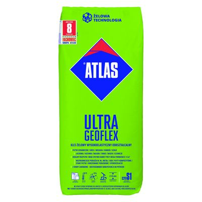 Klej żelowy wysokoelastyczny odkształcalny Ultra Geoflex C2TE S1 22,5 kg Atlas