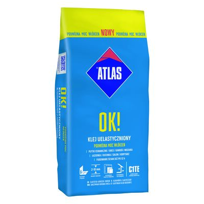 Klej do płytek OK! UELASTYCZNIONY C1TE 5 kg Atlas