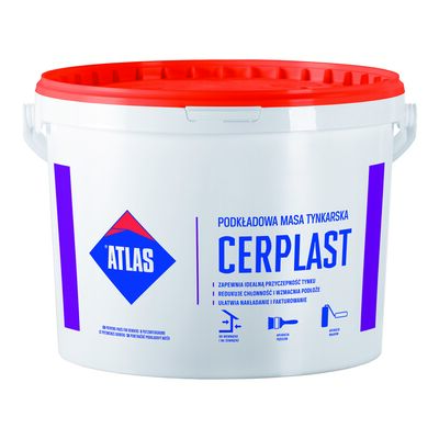 Podkładowa masa tynkarska CERPLAST biały 10 kg Atlas