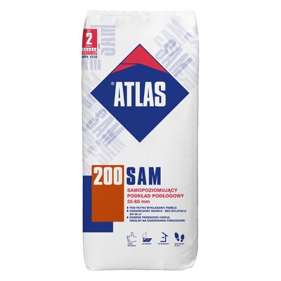 Samopoziomujący podkład podłogowy SAM 200 25 kg Atlas