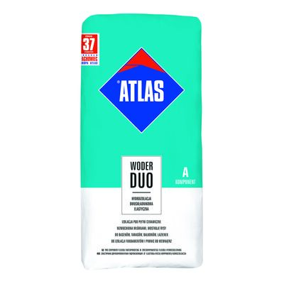 Hydroizolacja dwuskładnikowa WODER DUO elastyczna komponent A suchy 24 kg Atlas