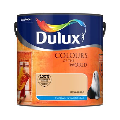 Farba lateksowa Dulux Kolory Świata Złoty Posąg 2,5 l