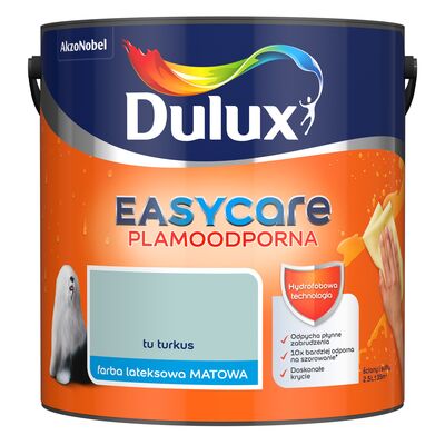 Farba lateksowa EasyCare Plamoodporna Tu Turkus 2,5 l Dulux