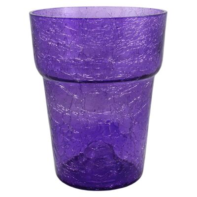 Osłonka szklana do storczyka 15 cm fiolet