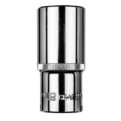 Nasadka sześciokątna 3/8" długa, 22 mm NEO