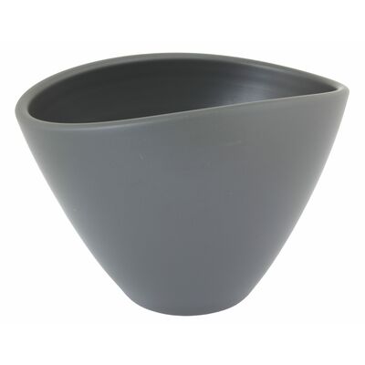 Osłonka owal 405 18 cm antracyt mat