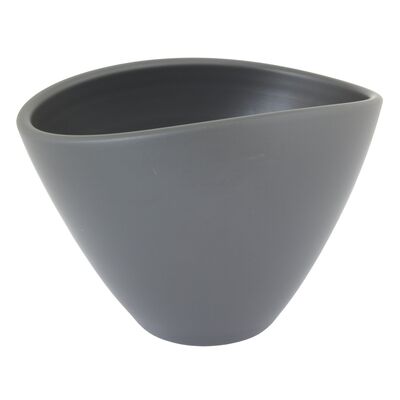 Osłonka owal 405 26 cm antracyt mat