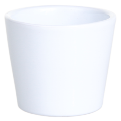 Osłonka ceramiczna prymula 440 12 cm biała Cermax