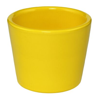 Osłonka ceramiczna prymula 440 12 cm żółta Cermax
