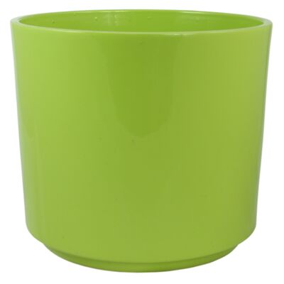 Osłonka ceramiczna cylinder 994 14 cm zielona Cermax