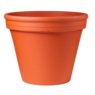 Donica prosta terakota natur 4,1 x 4,8 cm