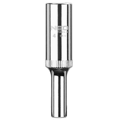 Nasadka sześciokątna długa 1/4", 4 mm, superlock NEO