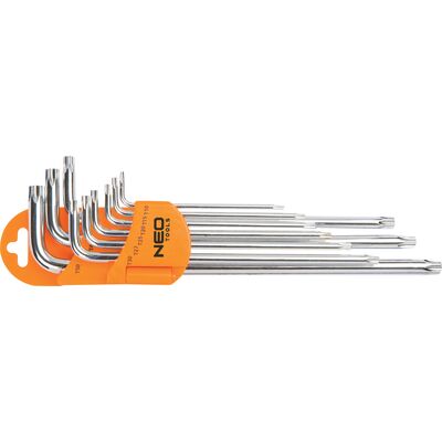 Klucz Torx T10 - T50, zestaw 9 sztuk, NEO