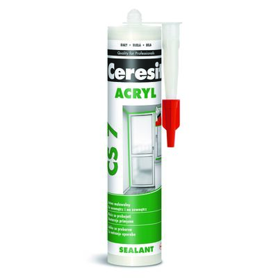 Uszczelniacz akrylowy CS7 biały 280 ml Ceresit