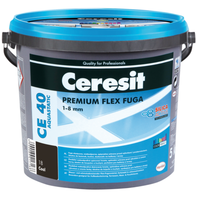 Fuga elastyczna CE 40 Color Perfect coal 5 kg Ceresit